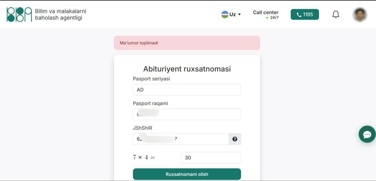 Ruxsatnoma yuklab olish